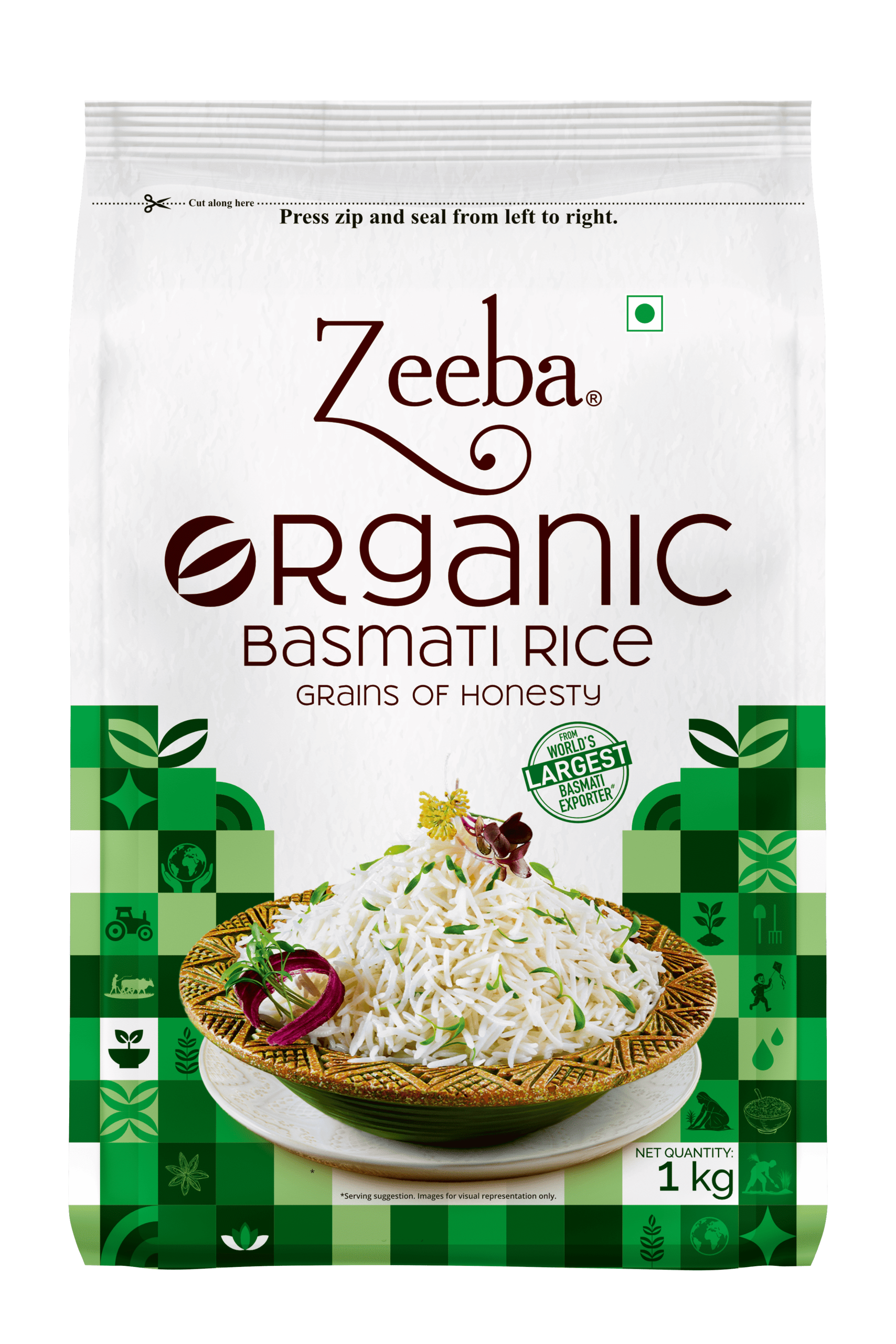 Zeeba Organic Basmati Rice